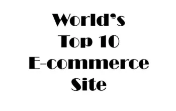 Top 10 e-commerce sites in the world based on visitors