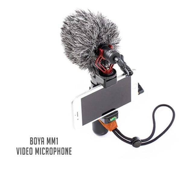 BOYA MM1 Microphone- Vlogging & YouTube Video Microphone For Smartphone, PC DSLR- (BOYA BY-MM1)-03