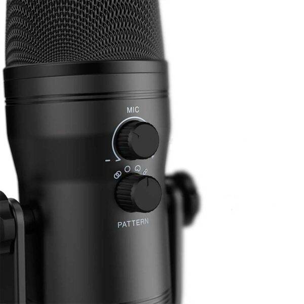 FIFINE K690 USB Microphone (Blue Yeti Killer) With 4 Polar Patterns, Gain Dials, Live Monitoring & A Mute Button-04