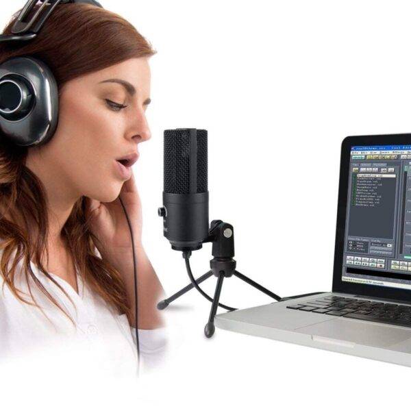 FiFine 669B USB Studio Condenser Microphone For YouTube Studio-03