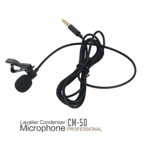 High Performance 3.5mm Lavalier Mini Clip Microphone (Odio, CM-50)