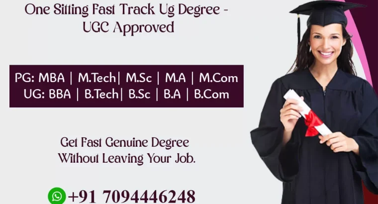 One Sitting Fast Track UG Degree