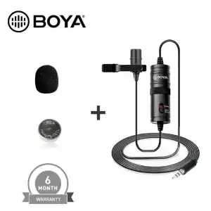Original BOYA M1 Microphone For Smartphone, DSLR, Laptop, MacBook (Official Product With 6 Months Warranty)