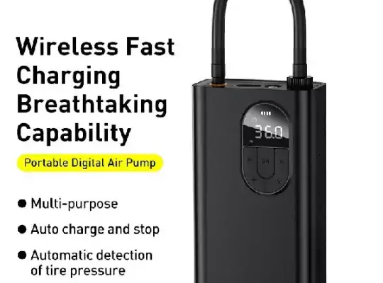 Baseus Portable Digital Air Pump Black CRNL040001