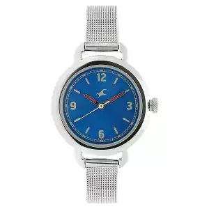 Fastrack Blue Dial Girl Watch (6123SM03)