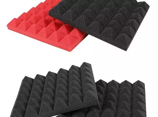Soundproof Acoustic Foam Panel, Sound Insulation Treatment Studio Wall Liner Sound-Absorbing Pyramid Wall Panel