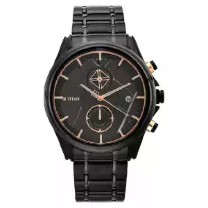 Titan Grandmaster Black Dial NR1847KM02 Analog Watch