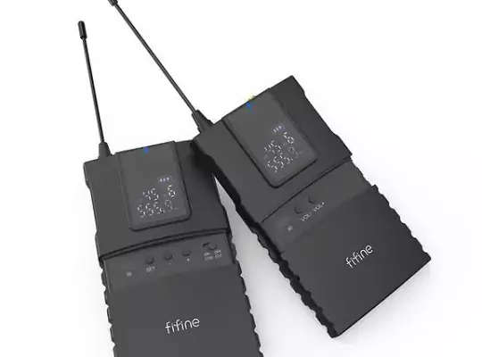 Fifine C8 Professional Wireless Microphone For Video Gaming, Podcasting, Video, Vlog, Recording