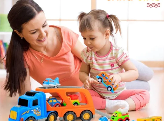 9 pcs Cars Toys for 2 3 4 5 Years Old Toddlers, Big Carrier