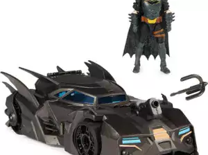 DC Comics, Crusader Batmobile Playset with Exclusive 4-inch