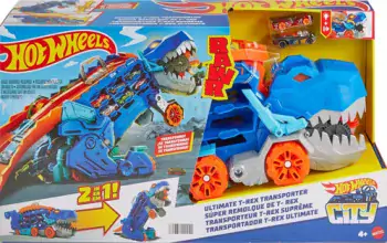 Hot Wheels City Ultimate Hauler, Transforms into Stomping