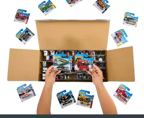 Hot Wheels Toy Cars & Trucks, 50-Pack of 1:64 Scale Vehicles