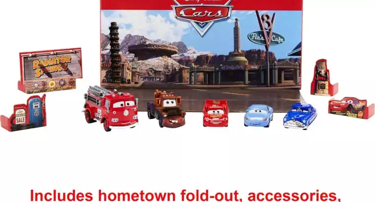 Mattel Disney Pixar Cars Vehicle 5-Pack Collection, Set of 4
