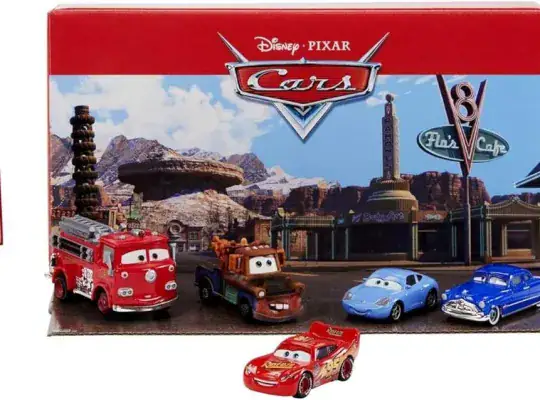 Mattel Disney Pixar Cars Vehicle 5-Pack Collection, Set of 4