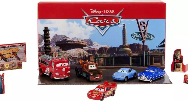 Mattel Disney Pixar Cars Vehicle 5-Pack Collection, Set of 4