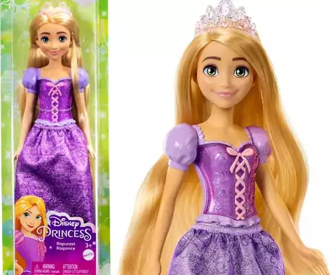 Mattel Disney Princess Dolls, Rapunzel Posable Fashion Doll