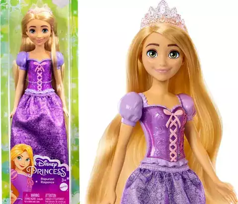 Mattel Disney Princess Dolls, Rapunzel Posable Fashion Doll