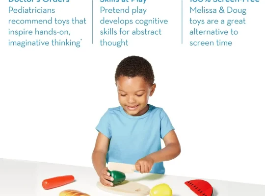 Melissa & Doug Cutting Food – Play Set With 25+