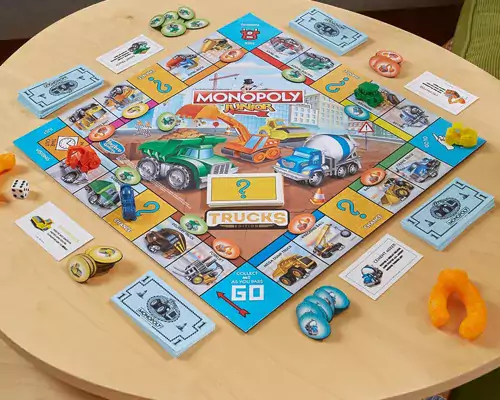 Monopoly Junior-Trucks Edition Board Game, Monopoly Game