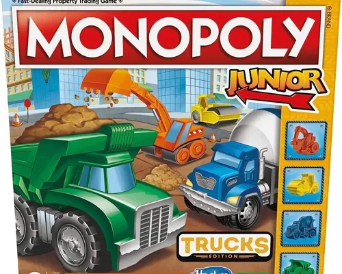 Monopoly Junior-Trucks Edition Board Game, Monopoly Game