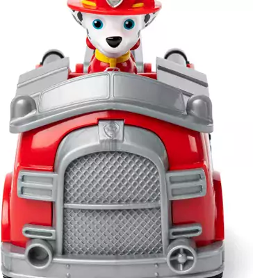 Paw Patrol, Marshall’s Fire Engine Vehicle with Collectible