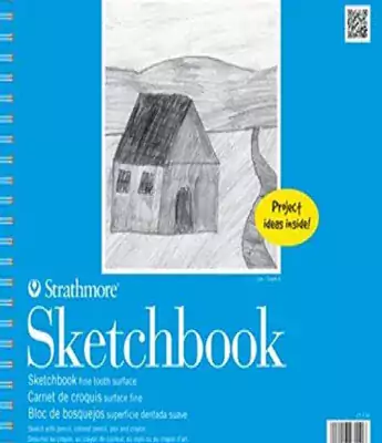 Strathmore STR- 30 Sheet Kids Spiral Sketch Book, 12″