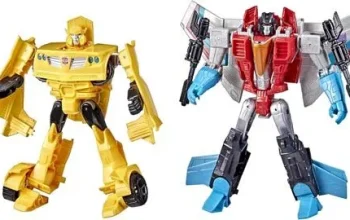 TRANSFORMERS Toys Heroes and Villains Bumblebee and Starscre