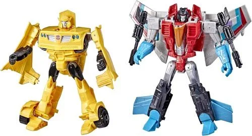 TRANSFORMERS Toys Heroes and Villains Bumblebee and Starscream