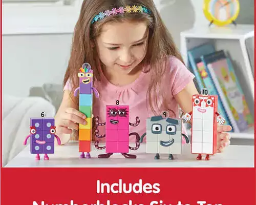 hand2mind Numberblocks Friends Six to Ten, Toy Figures Colle