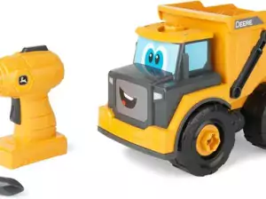 BUILD-A-BUDDY John Deere Dump Truck Toy with Toy Drill