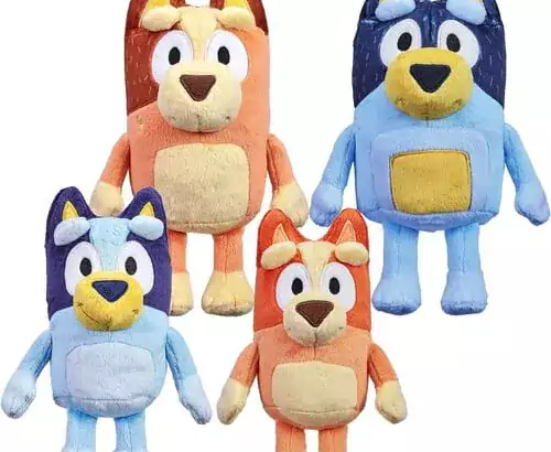 Bluey Heeler Family Plush Set 4 Plush 7-8″ Figures | Amazon