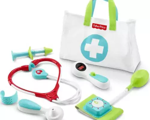 Fisher-Price Preschool Pretend Play Medical Kit 7-Piece Doct