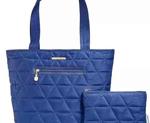 Fit + Fresh Metro Tote 2-in-1 Quilted Multi-Purpose Travel B