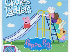 Hasbro Gaming Chutes and Ladders: Peppa Pig Edition Board