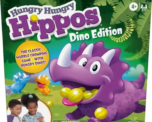 Hasbro Gaming Hungry Hungry Hippos Dino Edition Board Game
