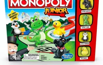 Hasbro Gaming Monopoly Junior Board Game for Kids Ages 5+
