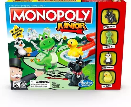 Hasbro Gaming Monopoly Junior Board Game for Kids Ages 5+