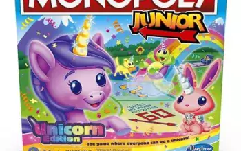Hasbro Gaming Monopoly Junior: Unicorn Edition Board Game