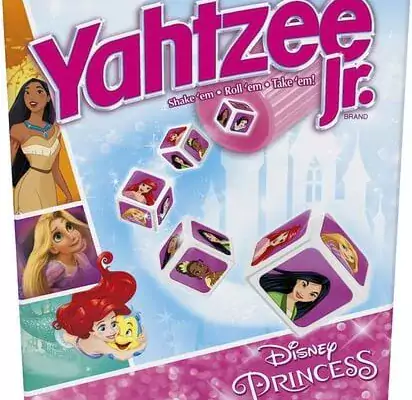 Hasbro Gaming Yahtzee Jr.: Disney Princess Edition Board Gam