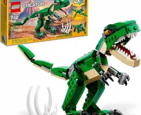 LEGO Creator 3 in 1 Mighty Dinosaur Toy, Transforms from T.