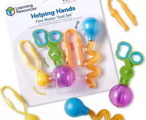 Learning Resources Helping Hands Fine Motor Tool Set Toy – 4