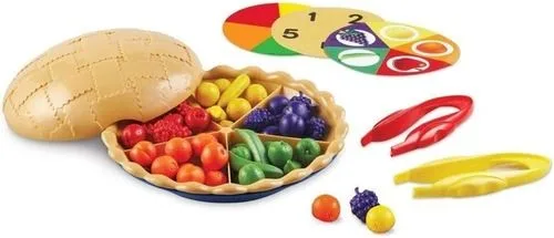 Learning Resources Super Sorting Pie – 68 Pieces, Ages 3+