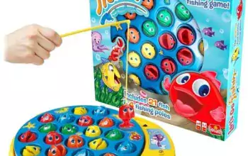 Let’s Go Fishin’ Game by Pressman – The Original Fast-Action