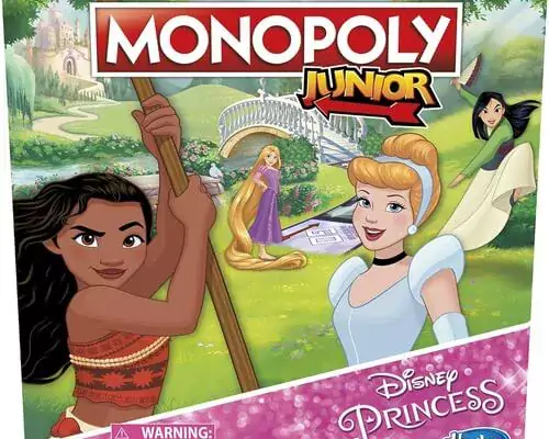 Monopoly Hasbro Gaming Junior: Disney Princess Edition Board