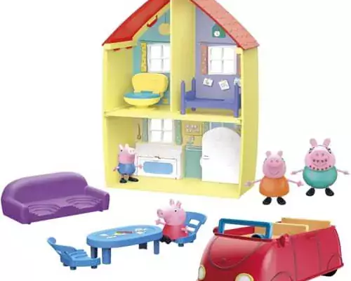 Peppa Pig Toys Peppa’s Family Home Combo , House Playset wit