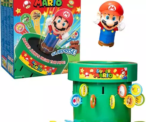Pop Up Super Mario Family and Preschool Kids Board Game, 2-4