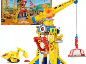 Rubble & Crew, Bark Yard Crane Tower Playset with Rubble Act