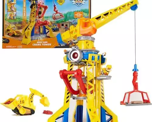 Rubble & Crew, Bark Yard Crane Tower Playset with Rubble Act