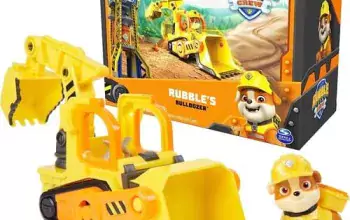 Rubble & Crew, Rubble’s Bulldozer Toy Truck with Movable Par