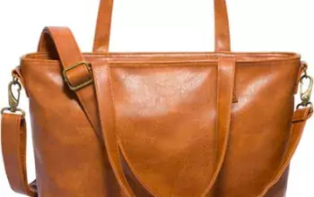 Simple Modern Vegan Leather Tote-Bag for Women | Large Work-